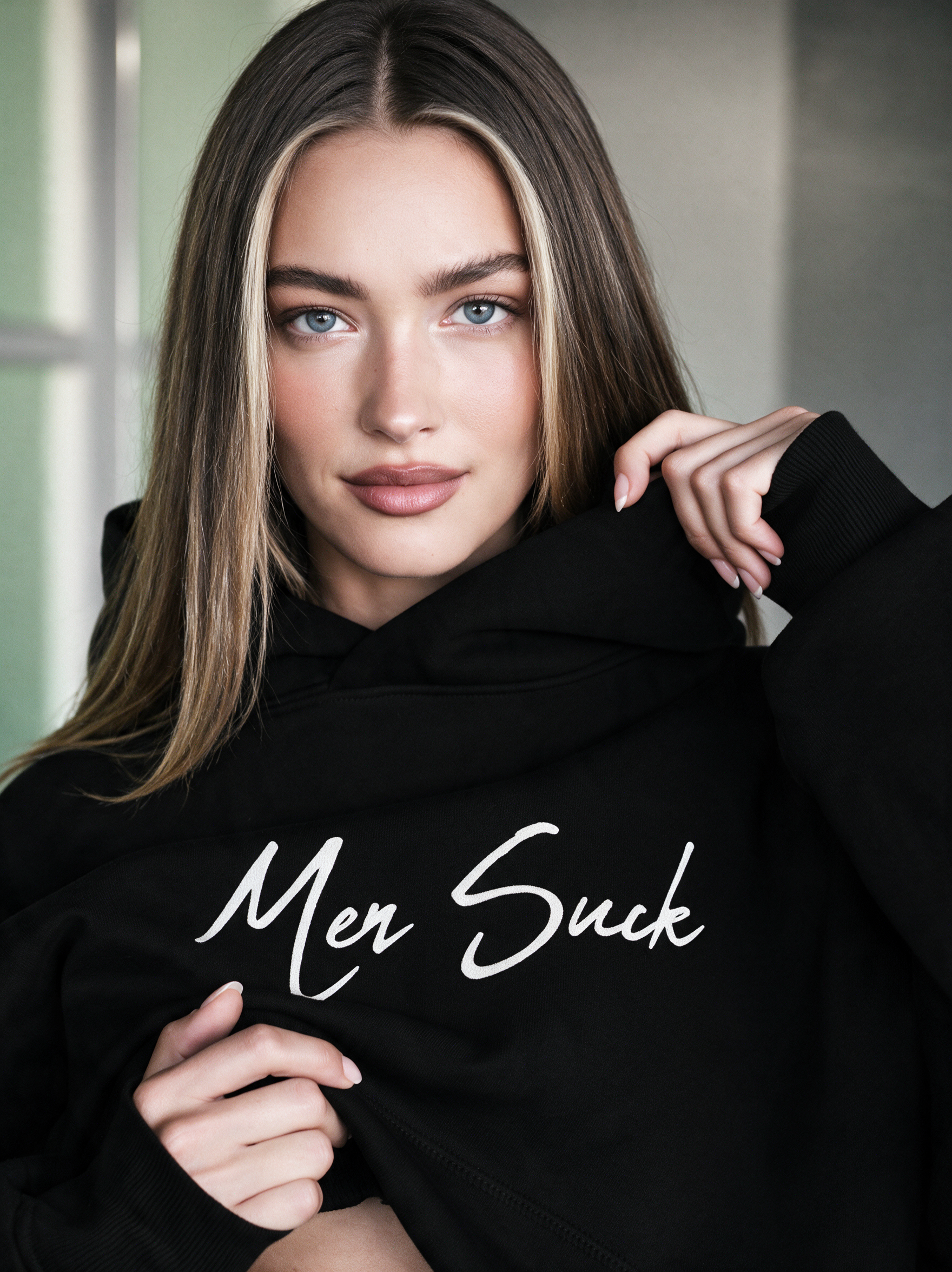 Men Suck hoodie merchandise concept